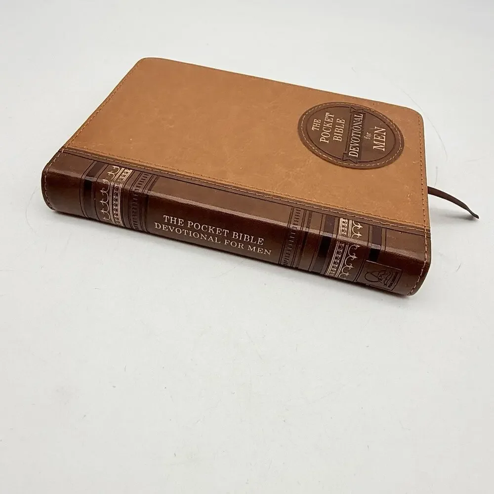 Pocket Bible Devotional for Men Imitation Leather First edition 2017